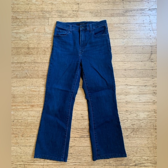 J Brand Franky High Rise Flare cropped boot cut jeans - Picture 5 of 11